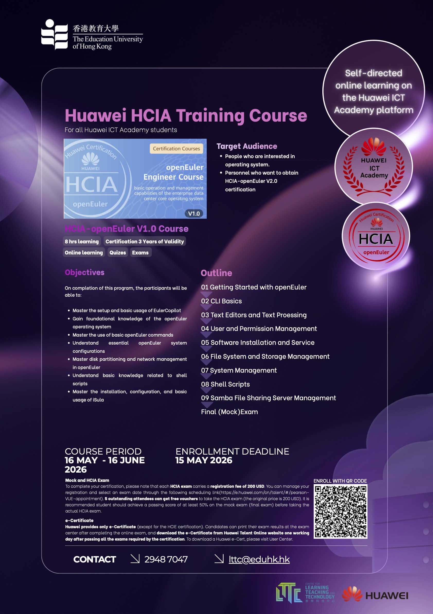 Invitation to Students in Huawei HCIA Training Course 2026-Openruler_29_4_2026